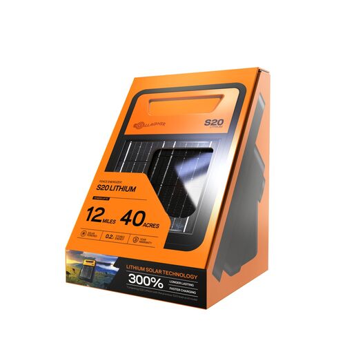 Gallagher S20 Lithium Solar Fence Energizer