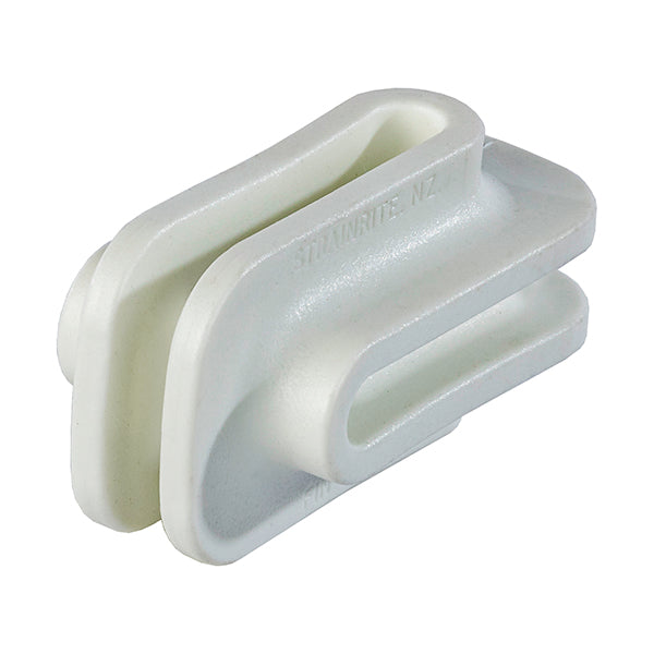 Hi Strain White Bull Nose Insulator – Bucket of 50