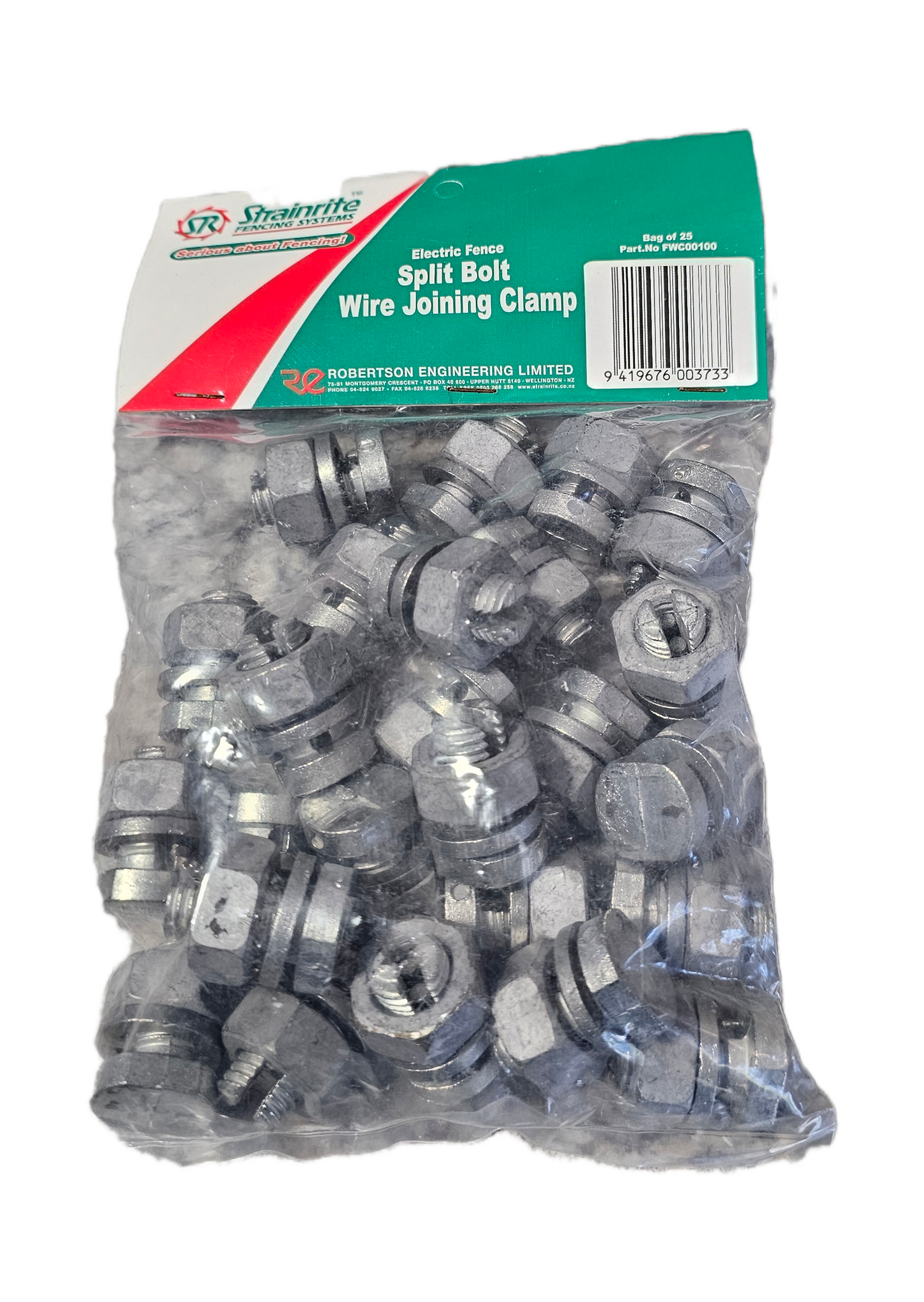 SPLIT BOLT WIRE JOINING CLAMP 25/pack