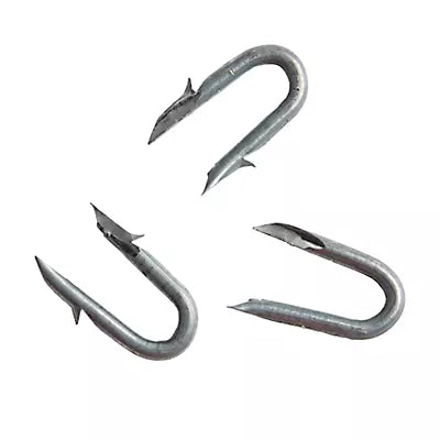 BARBED FENCE STAPLES