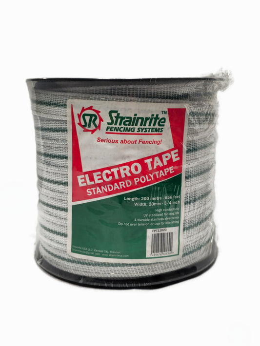 STRAINRITE Electro 3/4" Polytape 656'